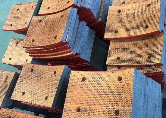 Wiertarka Klocki hamulcowe z żywicy ciernej Nieazbestowy materiał klocków hamulcowych